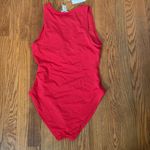 ANDIE  Swim The Malibu One Piece Swimsuit Cherry‎ Red size L NWT Photo 2