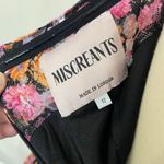 NWOT MISCREANTS Cupid Lace Mini Dress in Orange and Pink Floral, UK 12 (US 8) Black Photo 9