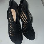 Jessica Simpson  Black caged embellished high heels Sz 9.5 Photo 0