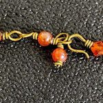 Vintage Tiny Glass Seed Beads Beaded Handbag Purse Bohemian 3Strand 16"Necklace Photo 7