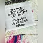 Jams World Jams‎ World Dress Color Dance Abstract Print 100% Rayon Sleeveless Resort Wear M Photo 9