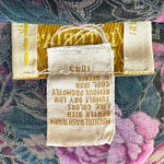 Victoria's Secret Vintage Gold Label Sheer Floral Paisley Peasant Blouse M/L Photo 15