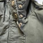 New Look Women's Edgy Hooded Utility Military Jacket Embroidered floral Patch Size Medium Photo 6