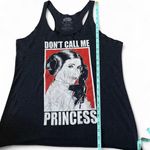 Star Wars  Black and Red 'Don't Call Me Princess' Tank Top Princess Leila Photo 3