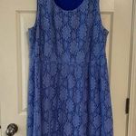 Apt. 9 light blue lace floral sleeveless dress 1X Photo 0