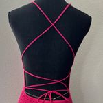 Forever 21 Pink lace floral swimsuit cover up dress  Photo 4