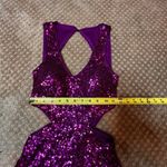 LULU'S Pink Silver Ombre Sequin Maxi Mermaid Sleeveless Formal Prom Party Cutout Size XS Photo 14