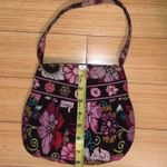 Vera Bradley Vintage Hannah Mod Floral Pink Retired Fall 2007 Bag Handbag Purse Photo 6
