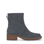 Lucky Brand Kazey Square Toe Suede Bootie, Block Heel, Dark Gray, Size 12, NWT Photo 14