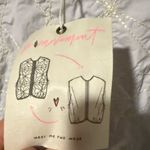 Free People Kacie Reversible Quilted Liner Vest in Lavender Brown Size Small Photo 6