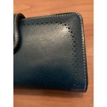 Women's Faux Leather Long Wallet Card Holder Purse Clutch RFID Blocking Blue Photo 3
