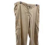 Johnny Was  Yellow Cotton Cargo Pants‎ Joggers Drawstring Pockets Boho Women's S Photo 1
