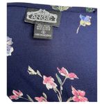 Angie  Kimono Womens S Boho Floral Print Open Cardigan Drape Dolman Navy Blue Photo 11