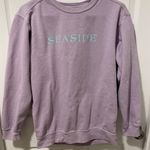 Seaside Crewneck Purple Photo 0