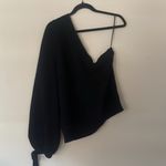Bar III NWT  Chic Black One-Shoulder Sweater Top Size XXL Photo 4
