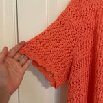 EUC | CJ Banks women’s loose‎ knit cardigan sweater — medium Orange Photo 1