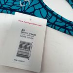 Moving Comfort  Switch it up Racer sports bra in Azure woven size XS NWT Photo 4