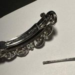 Lot Of 4 Silver Tone Women’s / Girl’s Hair Clip Barrettes / pins Accessories Photo 10