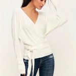 Free People We The Free East Coast Wrap Top Photo 0