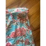Harold’s Bright Blue & Pink Floral Print Skirt Size 10 Photo 4