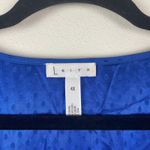 Leith ‎ Women's 4X Blue Polka Dot Short Sleeve Midi Wrap Dress Wedding Guest Photo 3