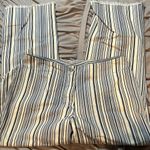 Blue & White Stripped Pants Size 4 Photo 3