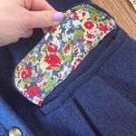 Free People āSargent Military style wool navy peacoat M Photo 7