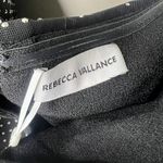 NWT Rebecca Vallance Last Dance Mini Dress Black Studded Retail $1,060 SZ 12 LBD Photo 5