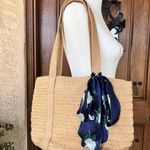 Draper James ‎ Everyday Straw Shoulder Bag - Natural Photo 1