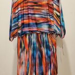 Robbie Bee  Batwing Elastic Band Brush Dress M Photo 3