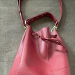ZARA  Faux Leather Deep Red Bucket Bag Photo 2