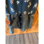 Ophelia Roe  Button Front Dress Size Med Floral Short Sleeve Off Shoulder (1149) Photo 1