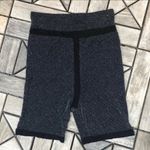 Pretty Little Thing PLT Black Textured Glitter Highwaisted Bike Short Photo 2