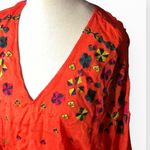 Free People Embroidery puff Sleeves V neck… Photo 1