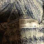 Wild Fable blue n white space dyed cropped sweater Photo 2