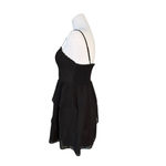 American Eagle  Outfitters Tiered Sleeveless Black Dress sz 8 LBD Party Photo 2