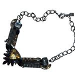 14th & Union Edgy Metal & Stone Statement Necklace Photo 12