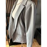 Forever 21 gray blazer no button oversized size small work attire stylish blazer Photo 1