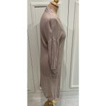 Very J  Women's Loose Knit Cardigan Sweater Size Small Duster Tan Minimalist Boho Photo 2
