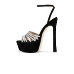 House of Harlow 1960 Audre Platforms in Black 8 New with box Womens High Heels Photo 3