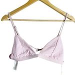 Mara Hoffman Astrid Pastel Pink UPF 50 Triangle Bikini Swimsuit Top Size Large Photo 0