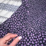 Barbour NWOT‎  Womens Blouse SZ 10 Midhurst Floral High Neck Purple Long Sleeve Photo 6