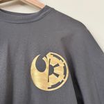 Disney  Parks Spirit Jersey Galaxy’s Edge Star Wars Gray Long Sleeve Tee Small Photo 2
