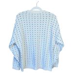 Eddie Bauer Vintage 1980s  Sweater Polka Dot Cream Multi Color Women's Large Photo 1