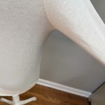 Free For Humanity Womens Fine Knit Sweater Cream Silver Tunic Viscose Italy OS Size undefined Photo 4