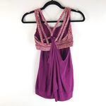 Lululemon Nouveau Limits Tank Regal Plum Purple Strappy Shelf Bra 6 Photo 1