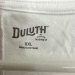 Duluth Size XXL Shirt White‎ Lightweight Longtail Tee Workwear Uniform NWT White Photo 2