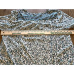 Soft Surroundings Top Women Size Medium Pullover Tunic Henley Floral Roll Tab Photo 11