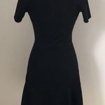 AQUA  Black Faux Suede Dress sz S Photo 4
