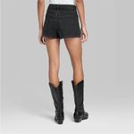 Wild Fable  Black Highest Rise Mom Jean Shorts Photo 1